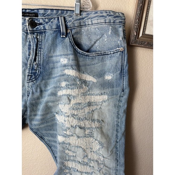 Cult of Individuality Rebel Straight Jeans Men’s 44x34 Japanese Denim - Picture 2 of 13